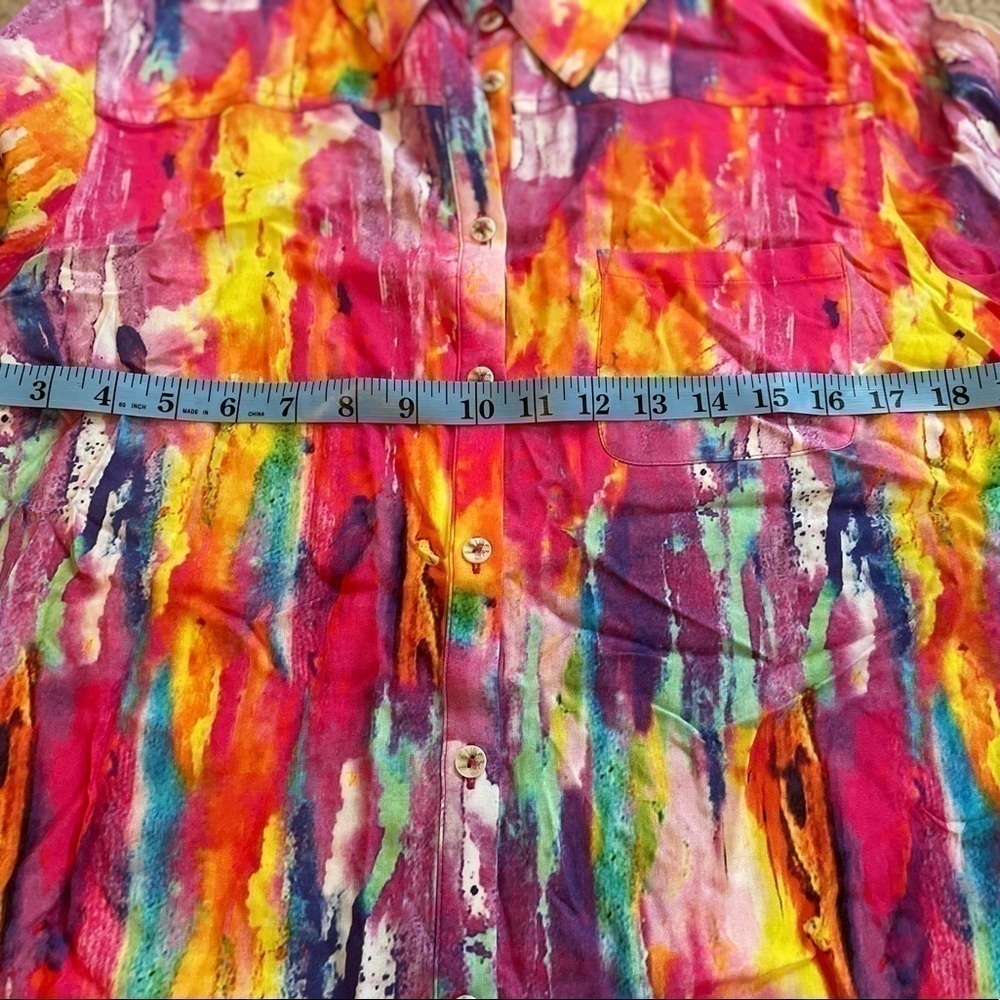 SOFT Surroundings Festiva vibrant Shirt - Picture 11 of 14